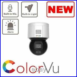 Hikvision DS-2DE3A400BW-DE(F1)(S5) 4MP ColorVu PT IP Camera with Mic & Speaker