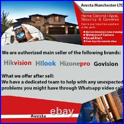 Hikvision Hilook CCTV HD 1080P 5MP Night Vision Outdoor Home Security System Kit