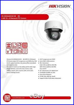 Hikvision Ip Poe 4mp Ptz 25x Optical Zoom Cctv Camera Automatic Smart Tracking