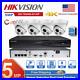 Hikvision Kit 4CH 4PoE NVR 5MP Security IP Camera Dual Light Colorvu CCTV US Lot