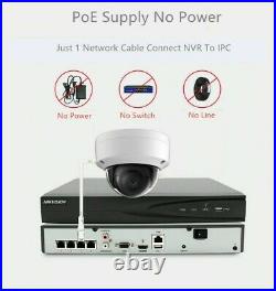 Hikvision OEM 4K 8MP DS-2CD2185FWD-I IP67 IR CCTV Security IP Camera Dome 2.8mm