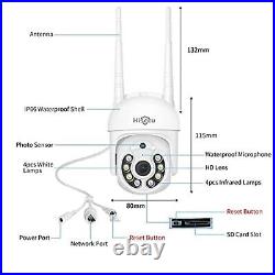 Hiseeu 10CH 5MP Wireless PTZ Security Camera System WIFI CCTV 2Way Audio NVR Kit