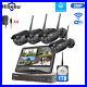 Hiseeu 2K 5MP Wireless Wifi Security Camera System CCTV System WithMonitor 1TB HDD