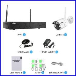 Hiseeu 4CH 1080P WIFI Wireless Security IP Camera System NVR Outdoor Home IR Cam