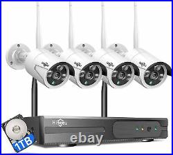 Hiseeu 8CH 2K 3MP Outdoor Home WIFI Camera Wireless Security Camera System CCTV