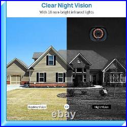 Hiseeu 8CH 2K WiFi NVR Outdoor Wireless Security Camera System CCTV Night Vision