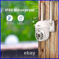 Hiseeu 8CH 2K Wifi NVR Wireless Security Camera System CCTV Outdoor IP Camera