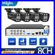 Hiseeu 8CH 5MP DVR Night Vision Security Camera System Wired AHD CCTV Kit Home