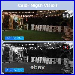 Hiseeu Security Camera System Wireless Audio WiFi CCTV Full Color Night Vision