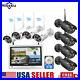 Hiseeu Wireless Wifi 3MP 10CH NVR With12 Monitor Security Camera CCTV System Lot