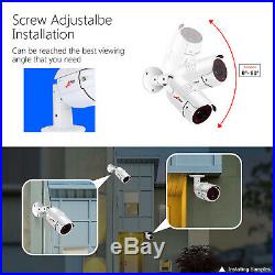 Home 1080P Wireless Security Camera System Outdoor with 1TB HDD WiFi CCTV Camera