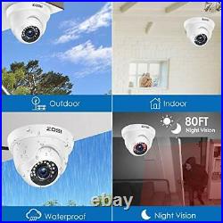 Home Security Camera System, 5MP Lite 8 Channel Surveillance DVR 1080P H. 265+
