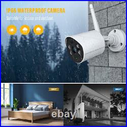 Home Security Camera System Wireless CCTV With 7Monitor NVR 2 Way Audio 32GB
