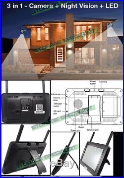 Home Security Cameras System HD IP Wireless CCTV Surveillance Remote View Phone