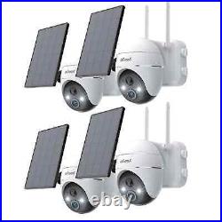 IeGeek Wireless Outdoor Solar Security Camera 360° PTZ WiFi Battery CCTV System