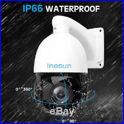 Inesun 1080P 2MP 4-in-1 HD AHD/TVI/CVI/CVBS PTZ Speed Dome Camera IR Waterproof