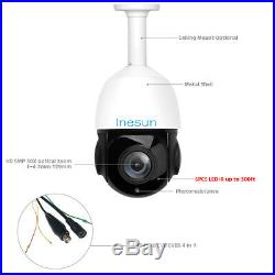 Inesun Outdoor CCTV Camera 5MP Super HD 30X Optical Zoom 4-in-1 TVI/AHD/CVI/CVBS