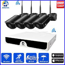 JOOAN 4CH 1080P NVR 2MP WIFI Wireless Security Camera CCTV Home Outdoor System