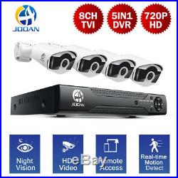 JOOAN 5in1 8CH 1080N DVR 4 720P Night Vision Home Outdoor Security CCTV Camera