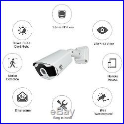 JOOAN 5in1 8CH 1080N DVR 4 720P Night Vision Home Outdoor Security CCTV Camera