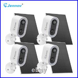 Jennov WIFI Security Camera System Wireless CCTV Outdoor Battery & Solar Panel