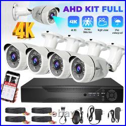 KEPEAK 8CH 5MP 4K DVR Outdoor Wired Security Camera System CCTV WIFI IP Video US