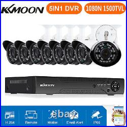 KKmoon 16 Channel 1080P NVR 5In1 DVR 8720P CCTV Camera Security System Kit US