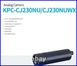 KT&C CJ230NUWX Bullet SECURITY CAMERA 850 TVL 12mm Zoom lens
