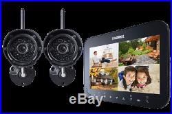 LOREX Wireless Security System with 4 Cameras & 7 LCD Monitor. LW1741 / LW2740