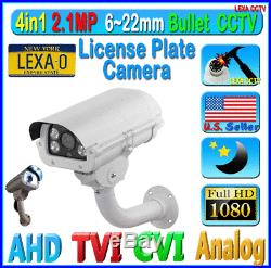 LexaCCTV 4in1 1080P 2MP License Plate Long Range CCTV Security Camera AHD TVI