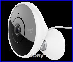 Logitech Circle 2 Indoor/Outdoor Wired Home Security Camera for Alexa Google