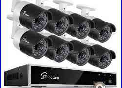 Loocam 1080P 8CH HD DVR CCTV Surveillance Security Camera System with 2TB HDD