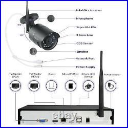 Loocam Ultra-Long Distance Wireless Security Camera System CCTV 2TB IP NVR Kit