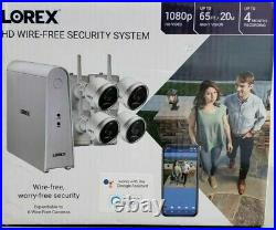 Lorex 6 Channel 1080P HD 32GB Storage 4 HD Wireless Security Cameras LWF18W-64