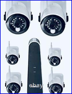 Lorex Wireless Security Camera System HD 1080p Night Vision 6 Wireless Cameras +