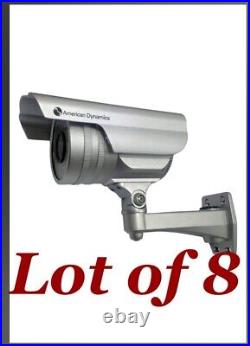 Lot 8 Weather Resistance Security Color Cameras 600TVL 9-22mm PAL Day/Night NEW