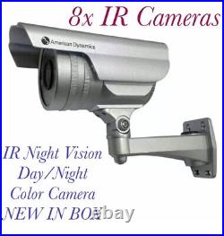 Lot 8 Weather Resistance Security Color Cameras 600TVL 9-22mm PAL Day/Night NEW