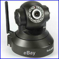 Lot2 Sricam Pan/Tilt Network CCTV Camera P2P Wifi IP Webcam IR-Cut Motion Detect