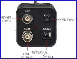 Mini SDI Camera, HD-SDI 2 MP 1080P HD Digital CCTV Security Camera, 1/2.8 High S