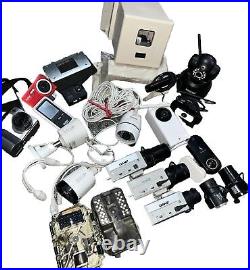Mixed Camera Lot IP Security Trail Digital Web CCTV NewHousing Doorbell Untested