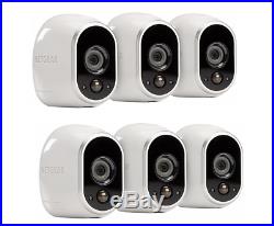 NEW Arlo VMS3630B-100NAS Wireless Home Security System with 6 Cameras included