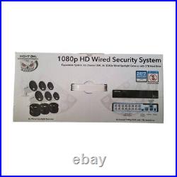 New 16-Channel 1080p Wired DVR Security Camera System + 1TB Hard Drive 6 Cameras