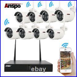 New Outdoor 3MP HD Wireless Security Camera 8CH NVR WiFi Home CCTV System Kit