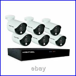 Night Owl C5X1L86 Security Surveillance 8-Channel 1TB DVR Human Detection System