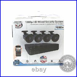 NightOwl 8Ch 5MP 1TB Security Surveillance System 6 Wired Spotlight Cameras NEW