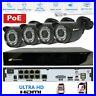 NightWatcher 8CH 1080P NVR POE IP CCTV Camera Home Security System Network Kit