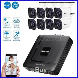 OWSOO 8CH 1080N DVR 8pcs 720P 1500TVL Waterproof Camera CCTV Surveillance System