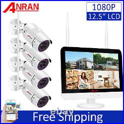 Outdoor 1080P CCTV Security Camera System WiFI Wireless 1080P 8CH NVR 12 Screen