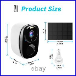 Outdoor 1080P Solar Powered Security Energy Camera Wireless WiFi IP Home CCTV HD