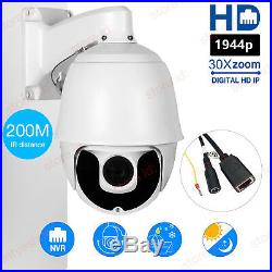 Outdoor PTZ 5MP HD 30X ZOOM 200m IR Netzwerk IP Kamera CCTV Camera IR Nachtsicht